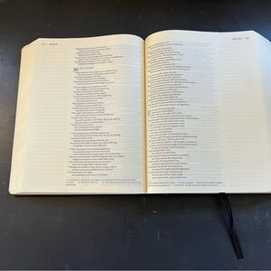 NWT NIV Holy Bible Journal Edition black hardcover